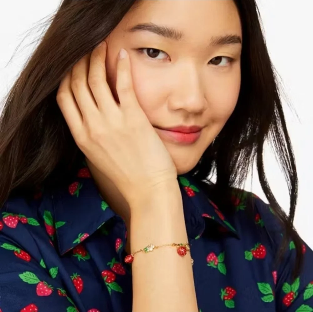 🍓▪️Kate Spade▪️ Strawberry Fields Charm Bracelet $128